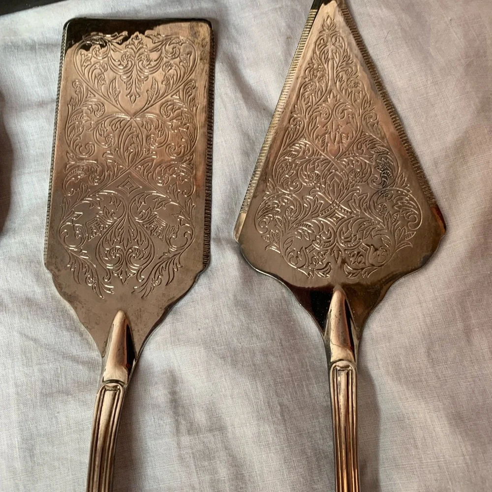vintage 1987 Godinger silver plated 4 pieces-hostess serving set Paul Revere